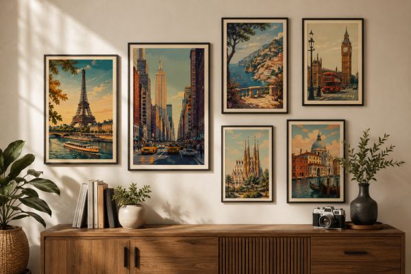 Affiche ville : découvrez des posters vintage pour votre déco