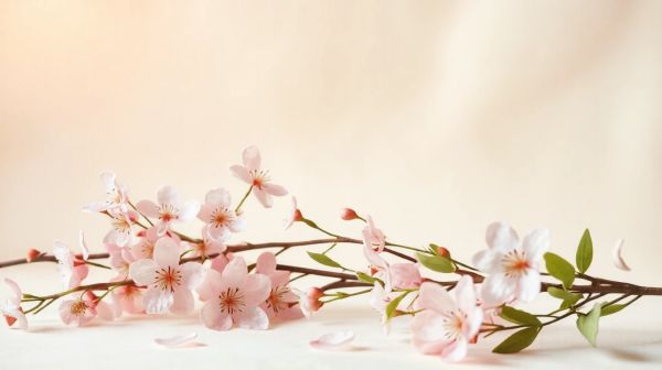 Créez une ambiance zen avec des fleurs artificielles de cerisier