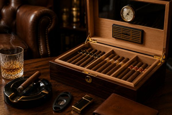 Découvrez nos caves à cigares de luxe : préservez vos trésors