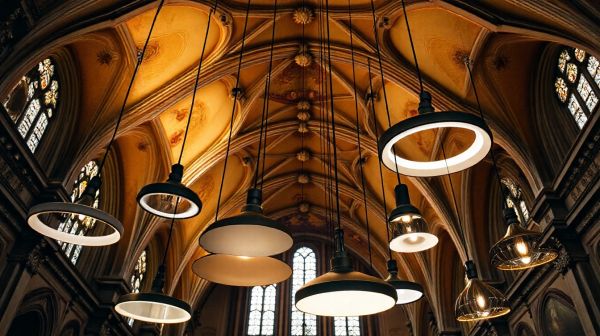 Les meilleures suspensions pour sublimer vos plafonds cathédrales