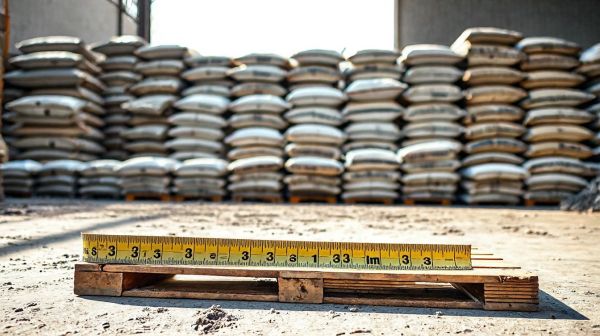 Quel est le nombre de sacs de béton prêt à l'emploi par 1m3 ?