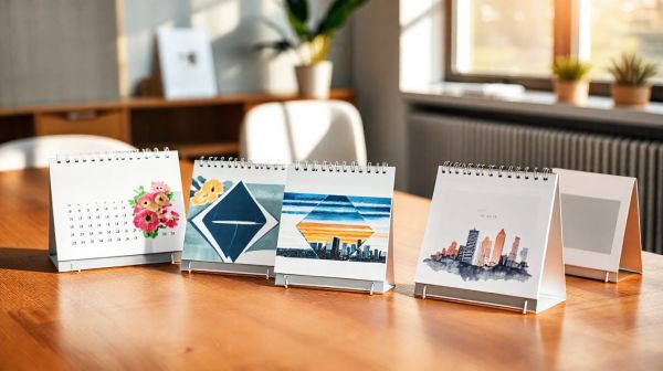 Top 5 calendriers de bureau personnalisés pour un espace distinctif